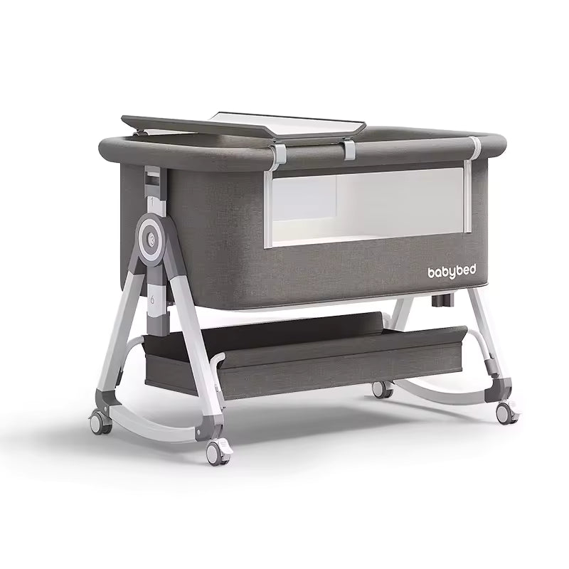 Lit de Bébé Multifonctionnel Pliable et Transportable avec Moustiquaire - Gallery 3